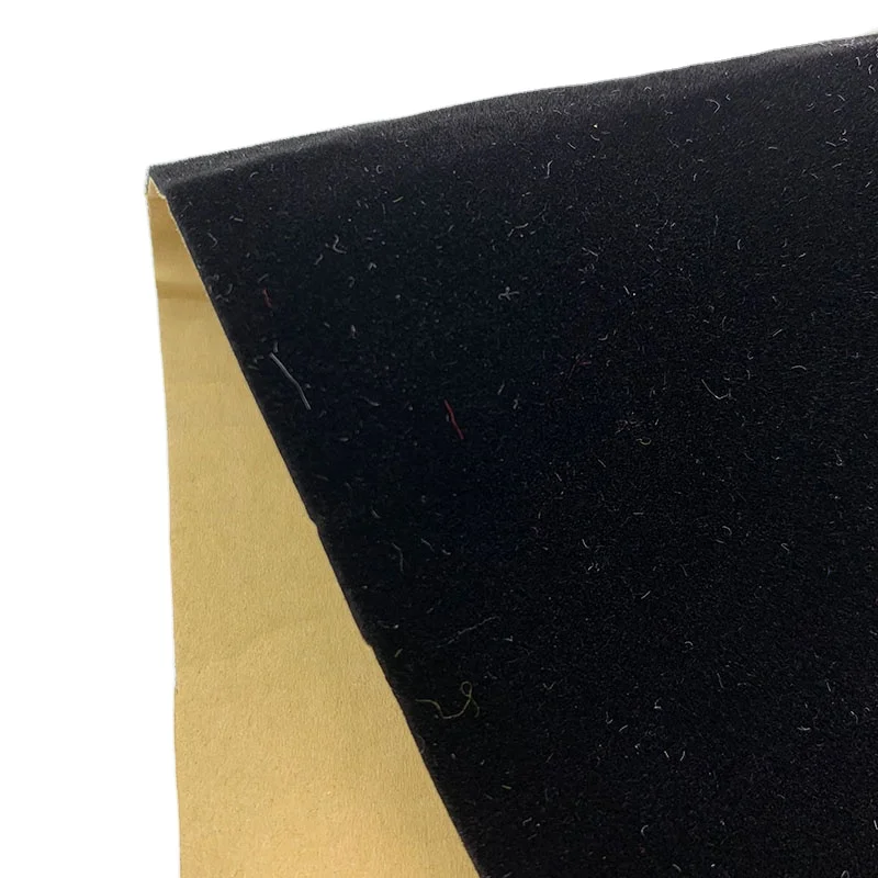 Многоцветная Флокированная войлочная самоклеящаяся ткань для украшения ящика