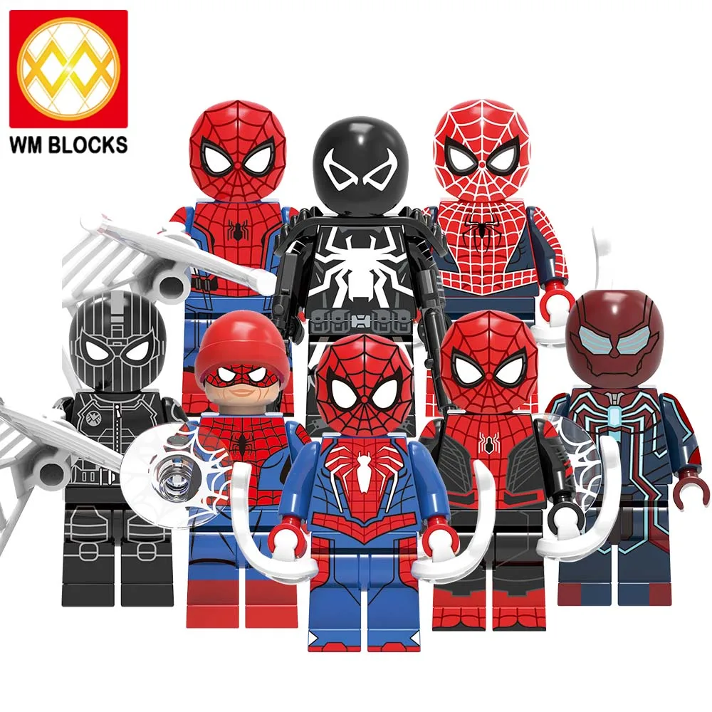 X0280 Spider Men Super Heroes Into The Spider Verse Agent Venom Gwen Mini  Action Figures Building Blocks Toys For Kids Juguetes - Buy X0280 Building  Blocks,Action Figure Mini Marvl Super Heroes Juguetes,Spiderman