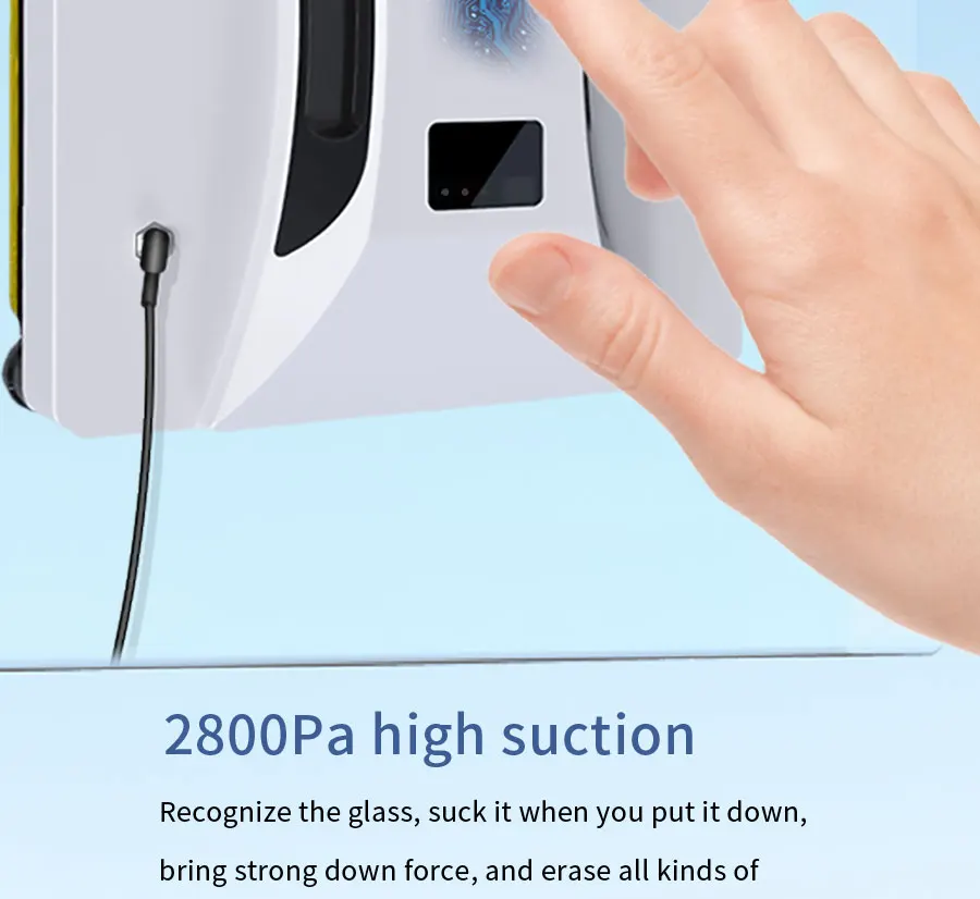 Window Cleaning Robot with 110-240V Voltage 1 Year Warranty and 250*250*80MM Dimension for Skyscraper Application