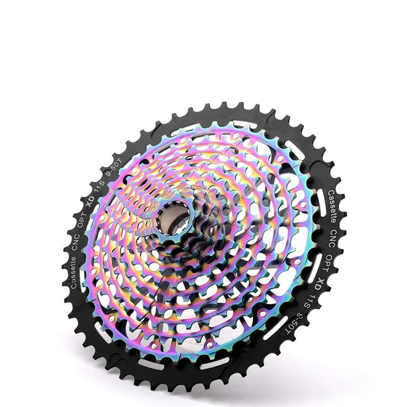 Sunshine-sz Mountain Bike Cassette - 11-12 Speed Rainbow