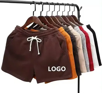 Terry Fleece 100% Cotton 280g 5 Inch Inseam Shorts For Men Custom Chenille Embroidery Streetwear Men'S Shorts