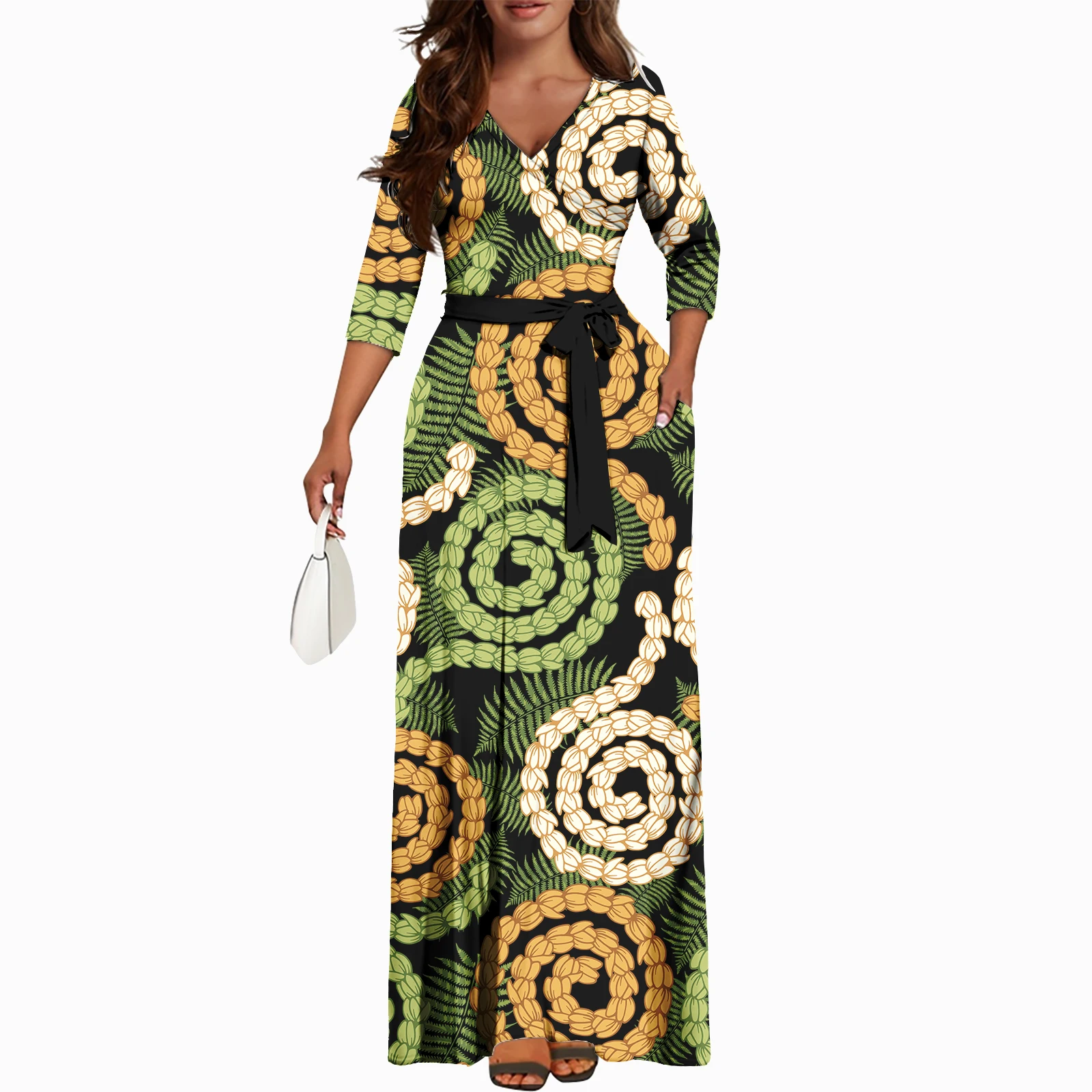 Women's Clothing Plus Size Dresses Gown Puletasi Hawaiian Fashion Samoan Dress Island Style Elegant Formal Evening Maxi Dress Women's Clothing Plus Size Dresses Gown Puletasi Hawaiian Fashion Samoan Dress Island Style Elegant Formal Evening Maxi Dress