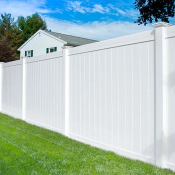 6-ft H X 8-ft W White Vinyl Pvc Flat-top Standard Fence Panel - Buy Pvc ...