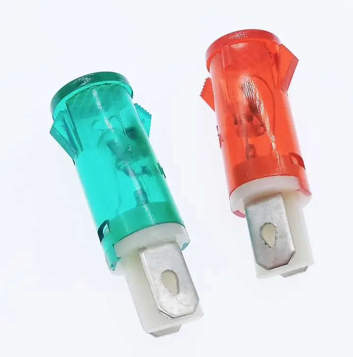 Sourcing Ap 3pcs AC 220V Voyants, Rouge Vert LED Jaune Onté Panneau