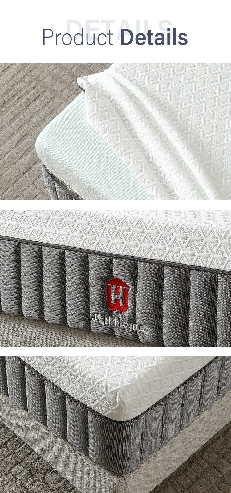 5 Star Mattreses Factory Custom Foam Mattress Massage Memory Foam