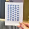 Blue (paper-plastic bag) - sequin stars 40 pieces/piece