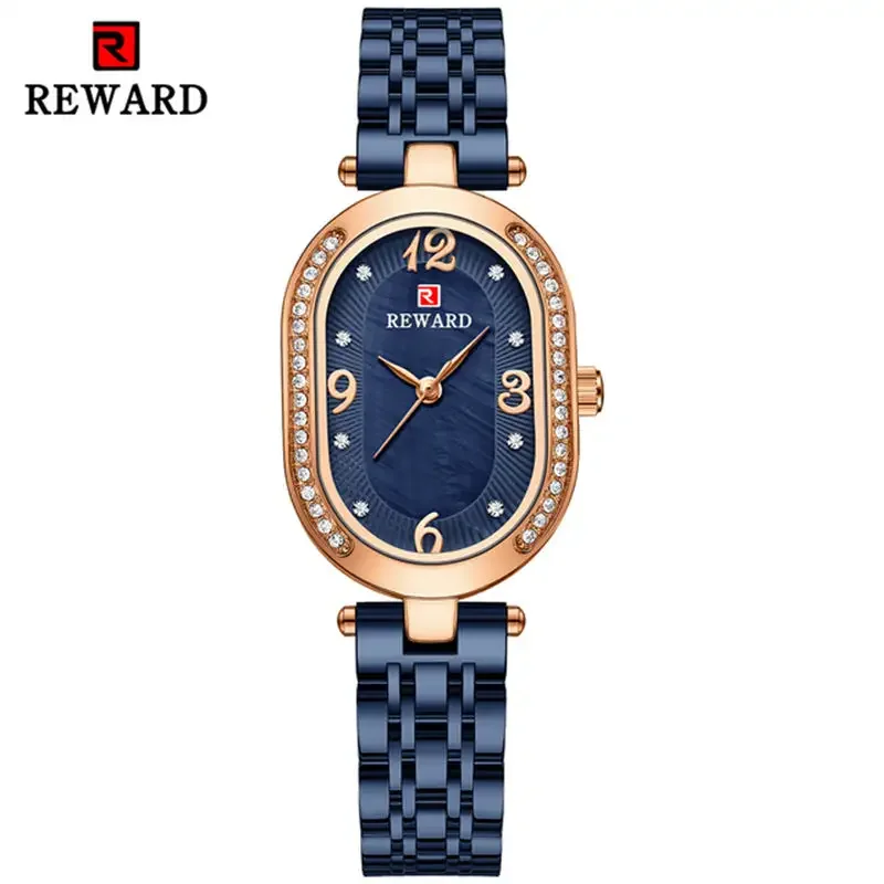 新しい21058 REWARD腕時計ファッション高級女性クォーツ腕時計