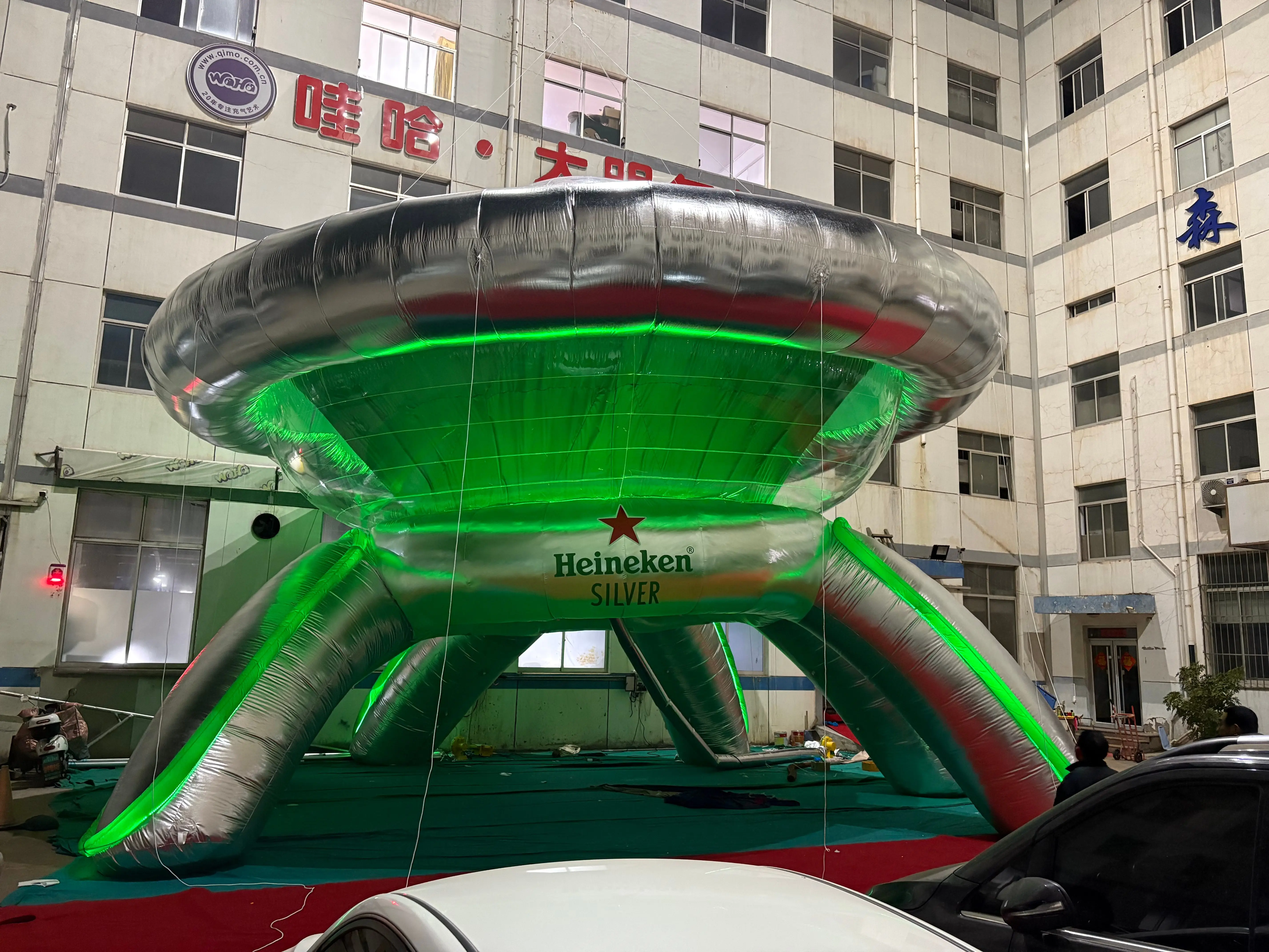 Premium Custom Sci-Fi UFO Inflatable, Long-Lasting Advertising Inflatable for Mall & Museum Themed Display