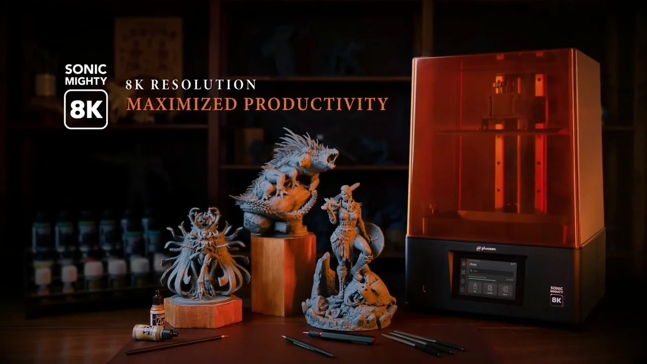 Phrozen Sonic Mighty 8K レジン3Dプリンター Phrozen Sonic Mighty 8K Resin 3D Printer | Phrozen Technology