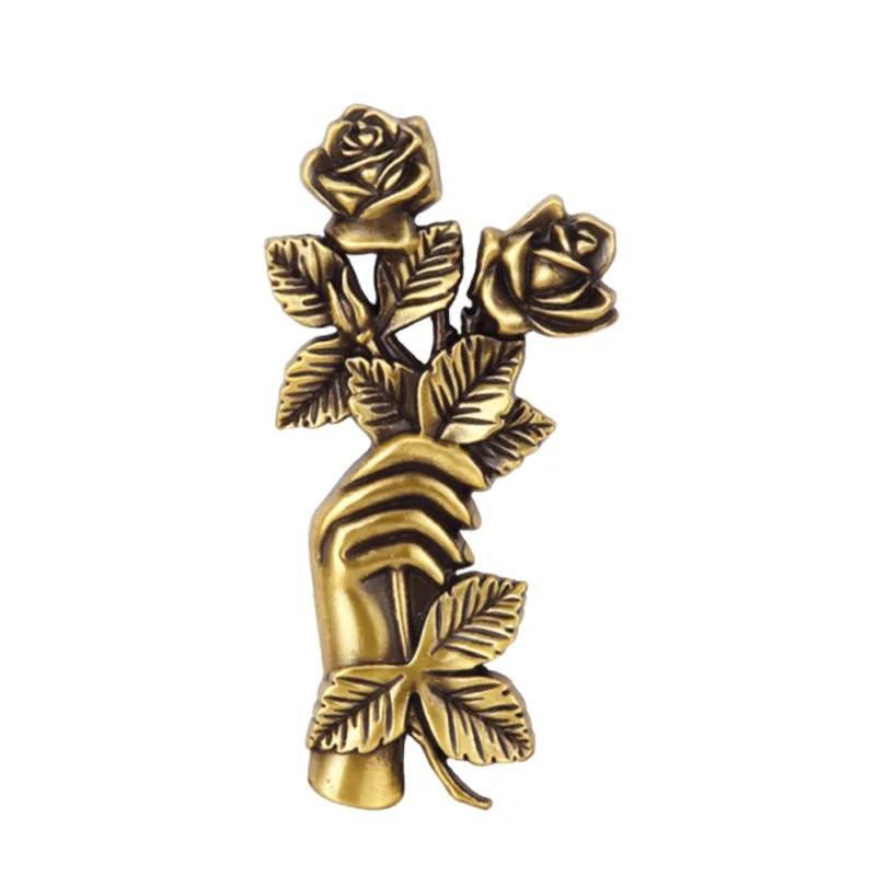 Brass funeral flower accessories coffin burial article