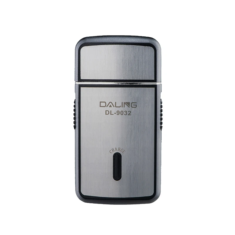 DALING Electric Reciprocating Shavers Unique Double Head Design Low Noise Rechargeable Waterproof Shaver Wireless USB