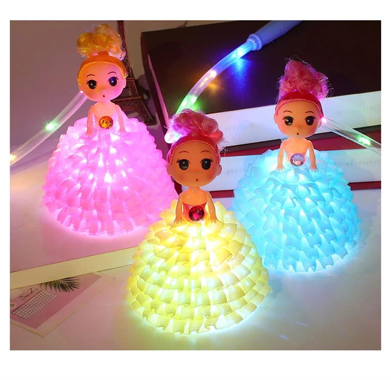 2021 New Hot LED Glowing Cartoon Lantern Girl Children's Day Gift ...