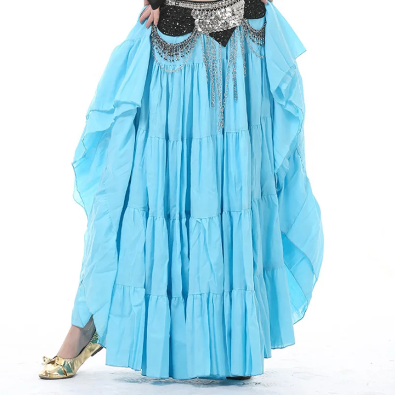 Super Large 17 Yard Flamenco Belly Dance Skirt - 720 Degrees
