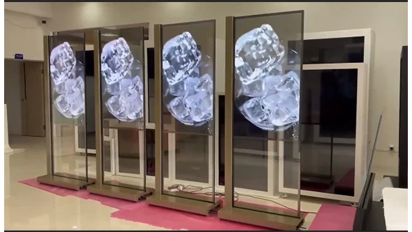 product 55 inch vertical transparent oled screen 1920  1080 transparent oled display digital signage and display lw550jul hma1230-11