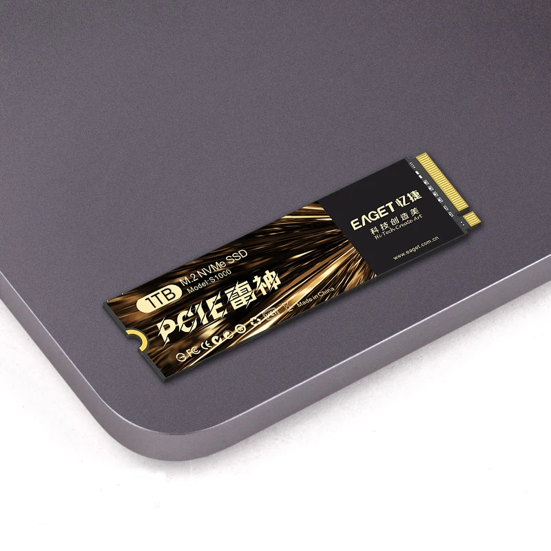 EAGET M2 1TB NVMe SSD - 128GB/256GB/512GB Options, Fast Read Speed