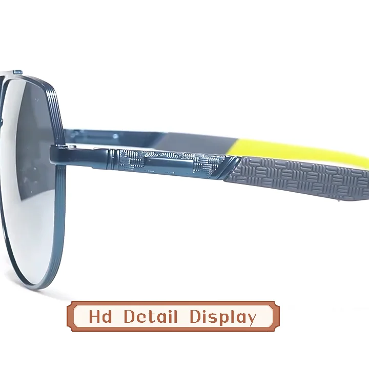 Heptagram Retro Aviator Polarized Sunglasses – TR90 Frame, UV400 Protection, Classic Driving Shades For Men & Women