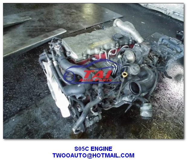Hot Sale for Hino N04C S05C Used Diesel Engine for Hino Truck