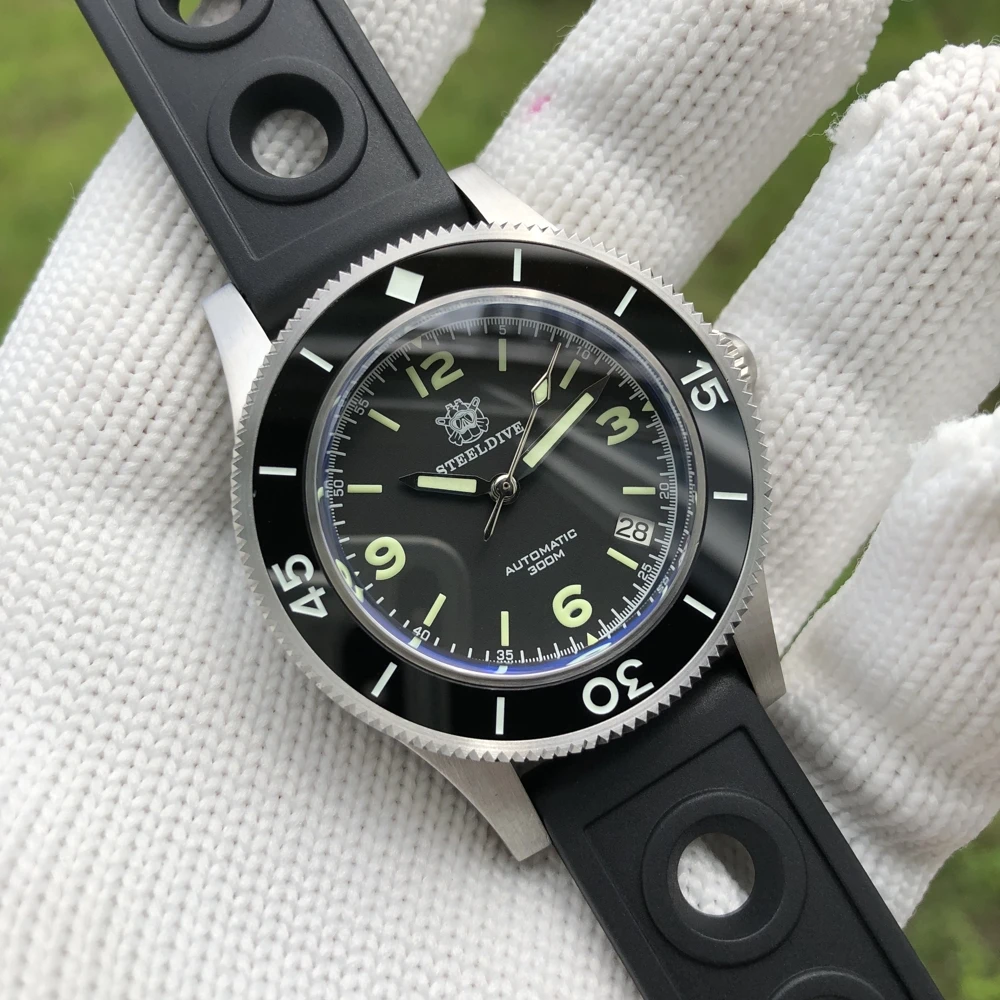 No Date Window Sd1952 Steeldive Made Japan Automatic Watches Ceramic Bezel  Nh35 Dive Watch For Men - Buy Ceramic Bezel Nh35 Dive Watch,Nh35 Dive Watch  For Men,Steeldive Made Dive Watch For Men
