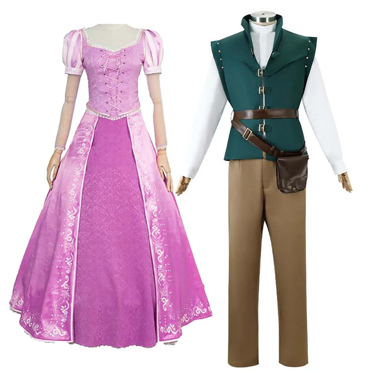 Men's Rapunzel Outfit Adults Halloween Costumes For Women