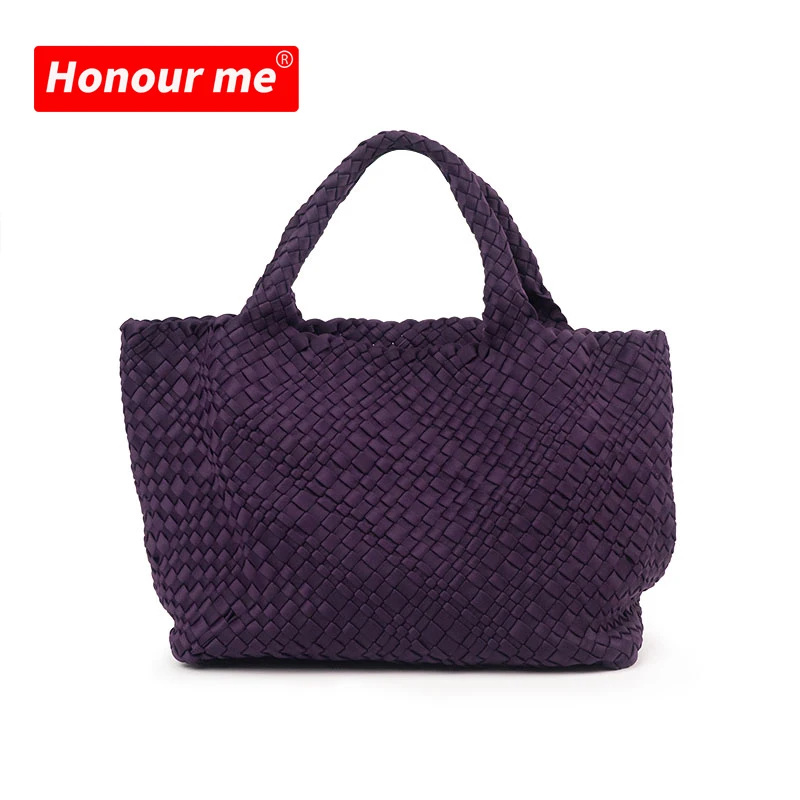 Hand-knitted Luxury Handbags Women Bags Designer Large Capacity