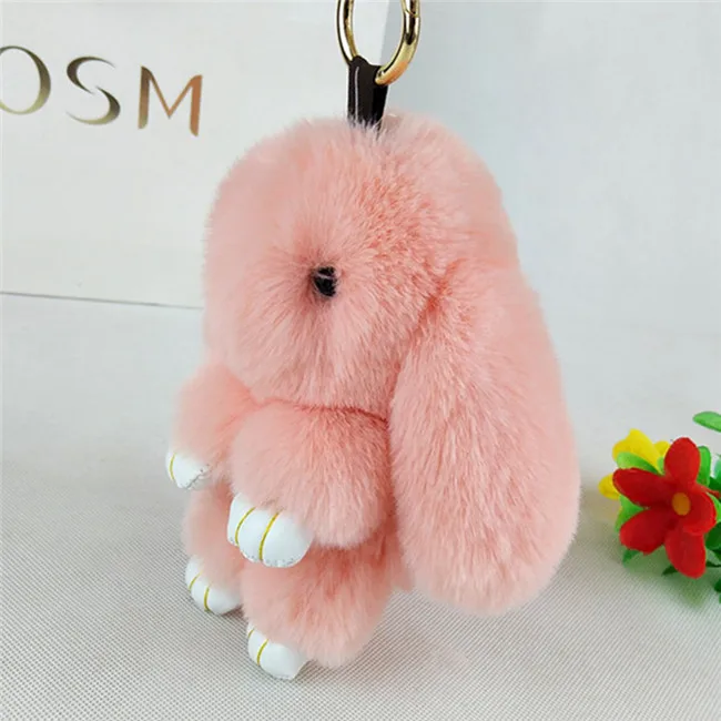 Rex Rabbit Fur Car Key Chain| Alibaba.com
