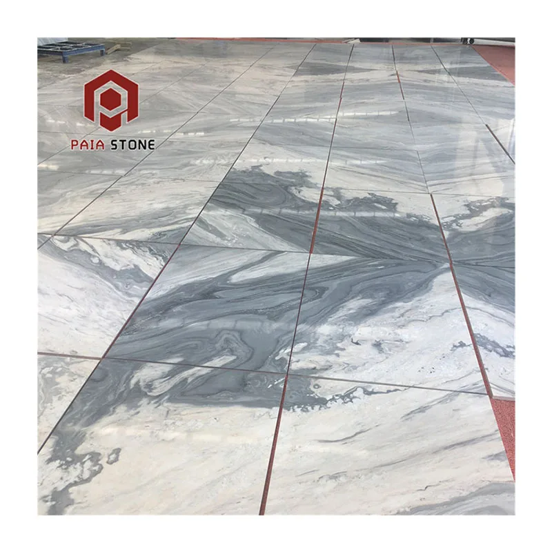 Dale de marmură chinezească cu aspect elegant, albastru Azul și alb, pentru podele, pereți și design interior de vile și hoteluri