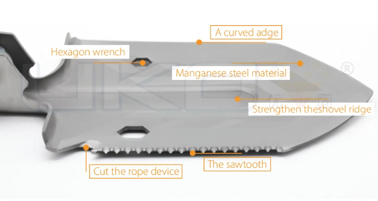 multi-purpose folding shovel