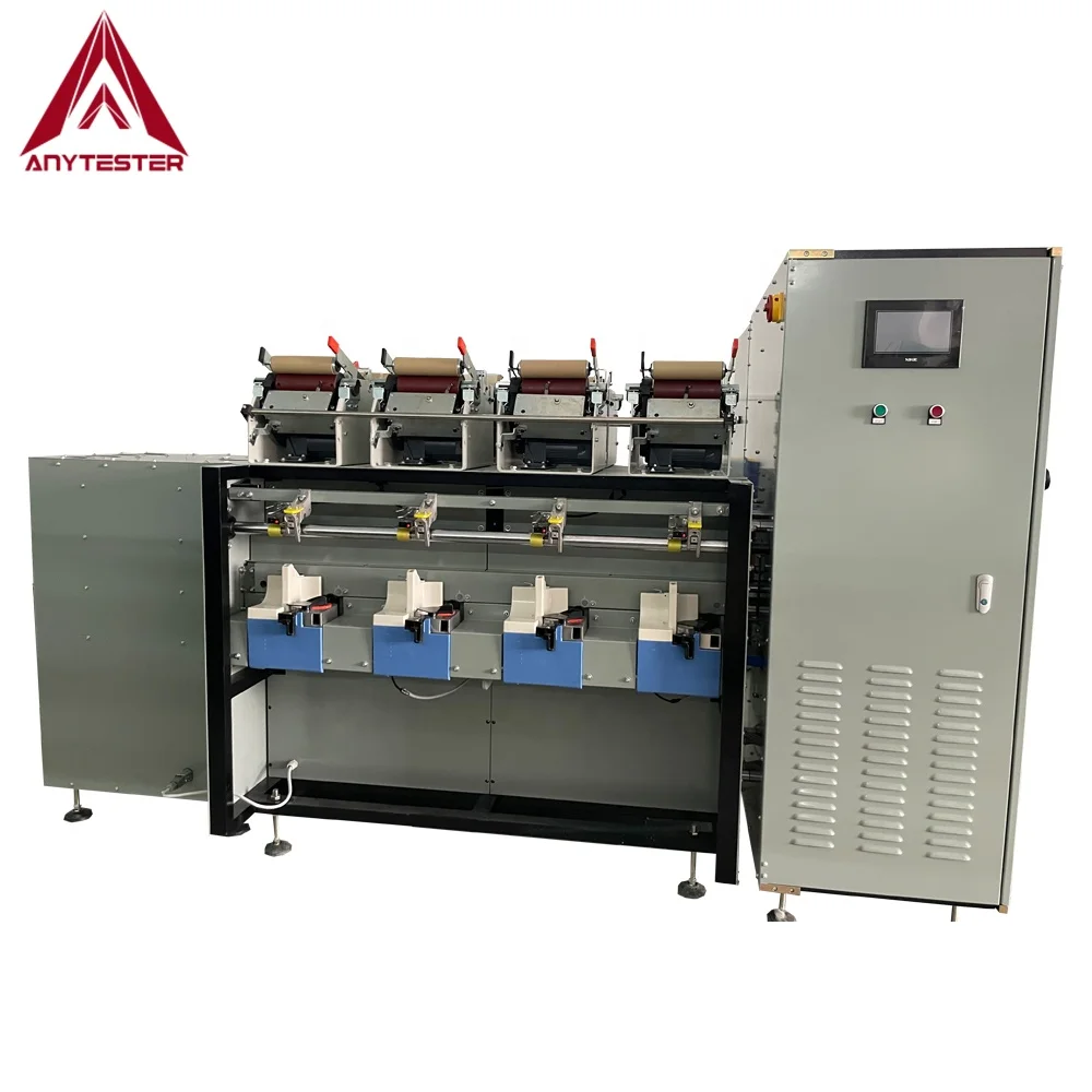 Laboratory Rotor Spinning Machine Used to Convert Fiber Into Yarn