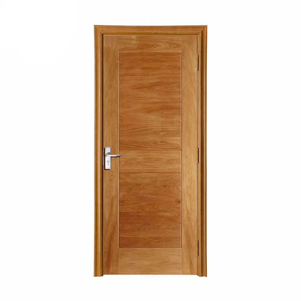 Hardwood Veneer Bungalow Solid Wood Penal Interior Door Designs