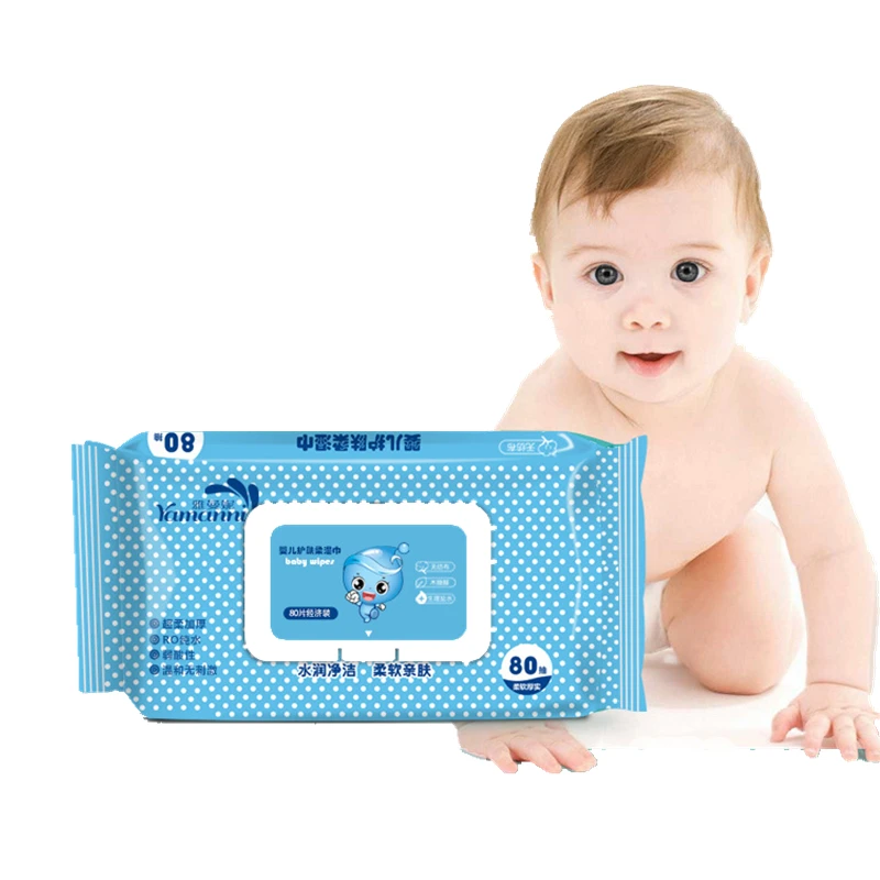 Влажные натуральные Детские нетканые органические бытовые салфетки