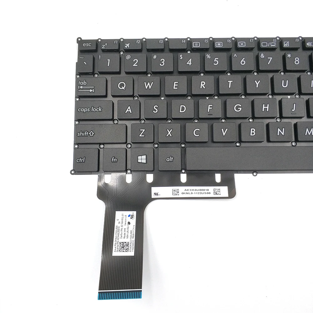 USB 3.0 Black Keyboard for ASUS E202/E201S/E201SA/X205TA/X205T New Laptop Keyboard with 0KNL0-1122US00 AEXK6U00010 Model Number