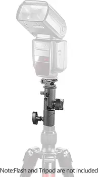 Neewer Universal E-Type Camera Flash Speedlite Mount Light Stand Bracket Umbrella Shoe Holder detail image