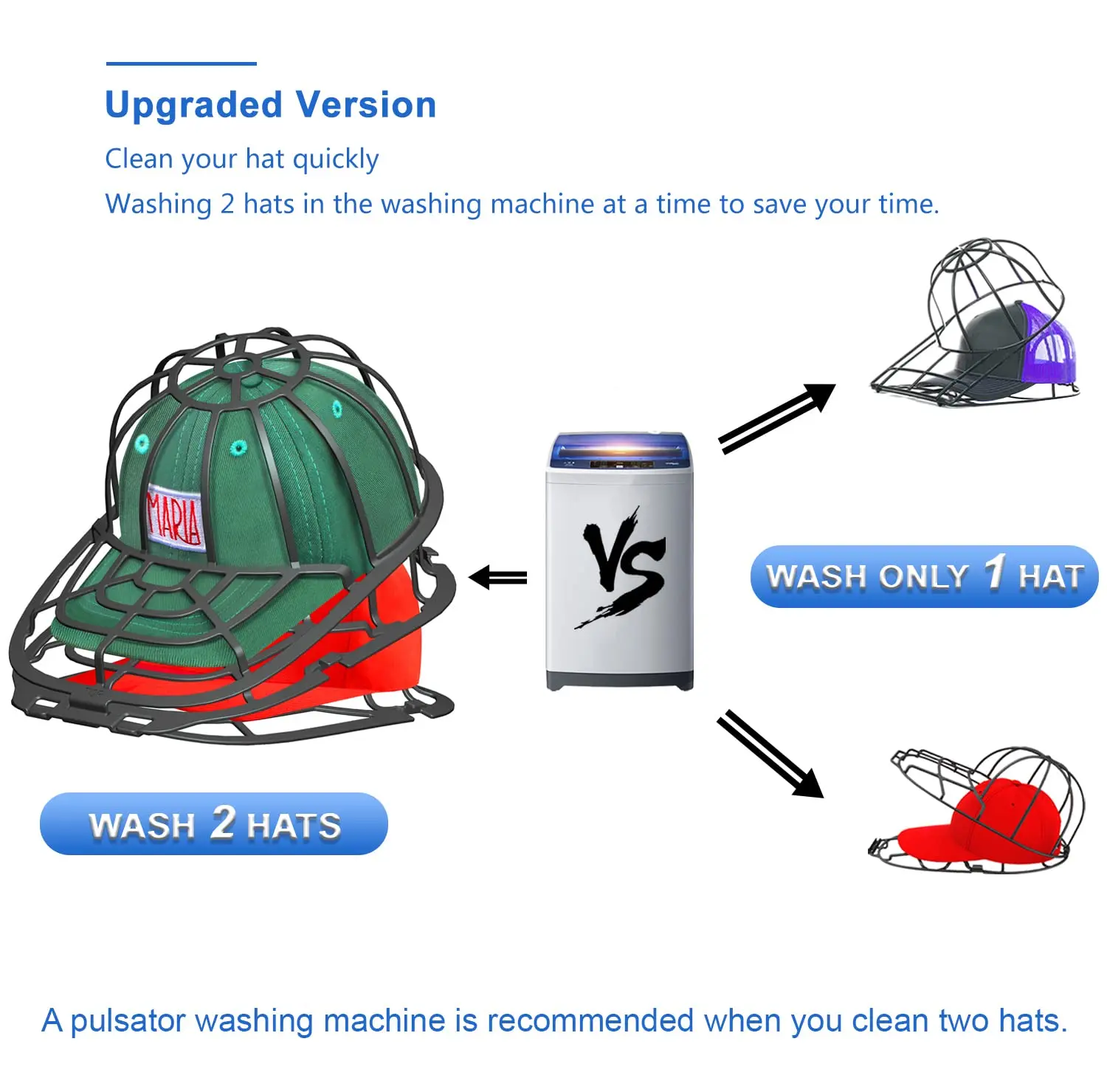 Hat Washer For Baseball Caps Hat Washing Cage Ballcapl Cap Washer For