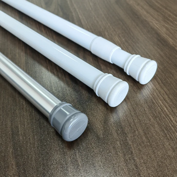 Custom Size /color Adjustable Curtain Rod For Bathroom/ Closet/ Window