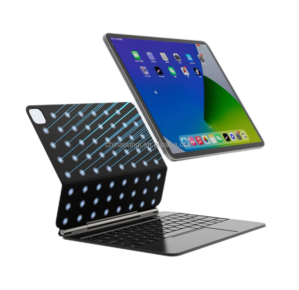 Magnetic Magic Keyboard Bt 5.2 Adjustable Tilt Function Built-in ...