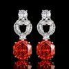 Orange earrings