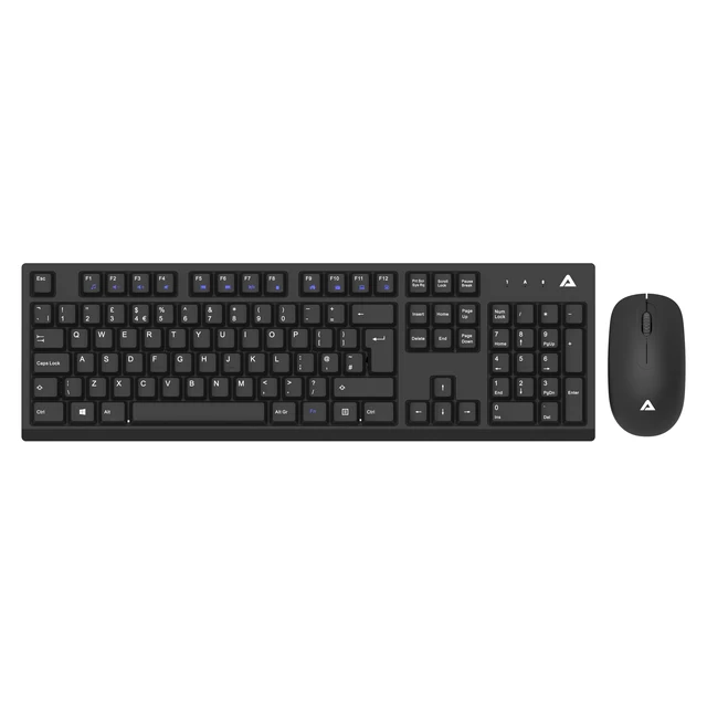 Teclado BX2510 Wireless 2.4Ghz Keyboard, Comfortable full-size Ultra thin Keyboard with Comfortable either handed
