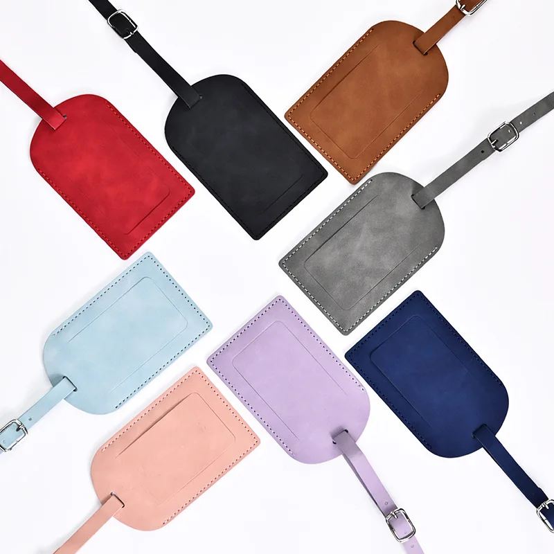 Cross-border Custom logo Luggage Tag Checked Baggage Portable Boarding Tag Airplane Travel Stowable