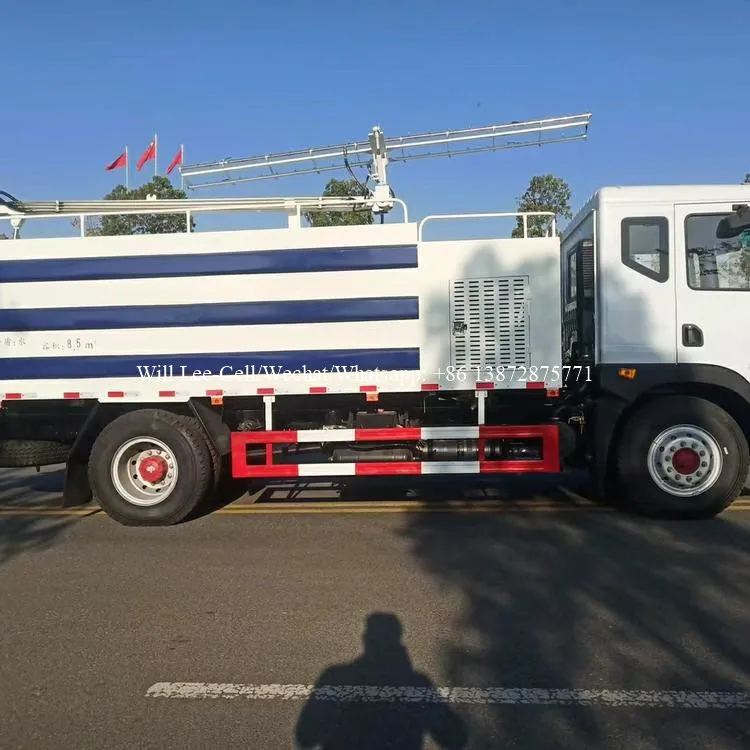 Dongfeng 10T High Pressure Automatic Washing Water Tanker Photovoltaic Solar Panels Cleaning Truck