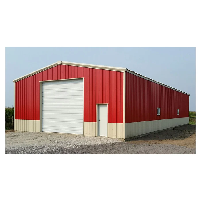 Prefab Concrete Warehouse Custom Steel Structure 30x40 Metal Building Prefabricated Large Metal Storage Shed