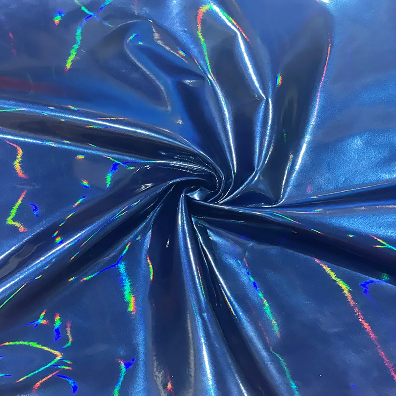 2024 Shiny Pu Fabric Leather Pattern Artificial Leather Factory Made 4 Way Stretch Leather