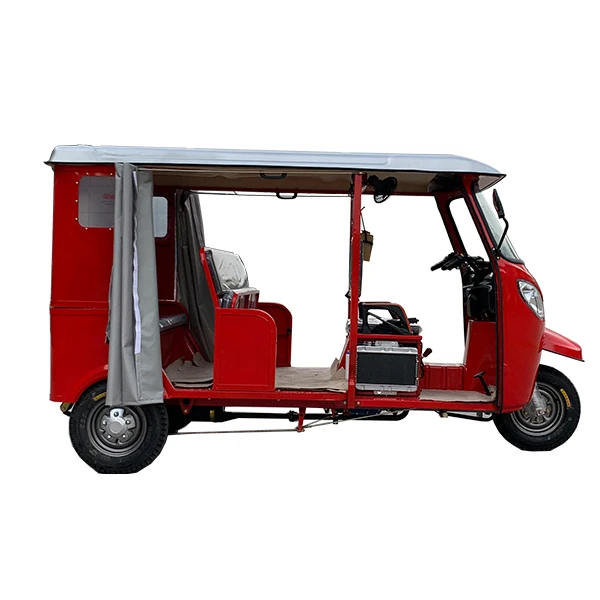 Mini Bus Tricycle Fuel Powered Motor 3 Wheel Passenger Bike Motorcycle With Gas Powered Adult Tricycle