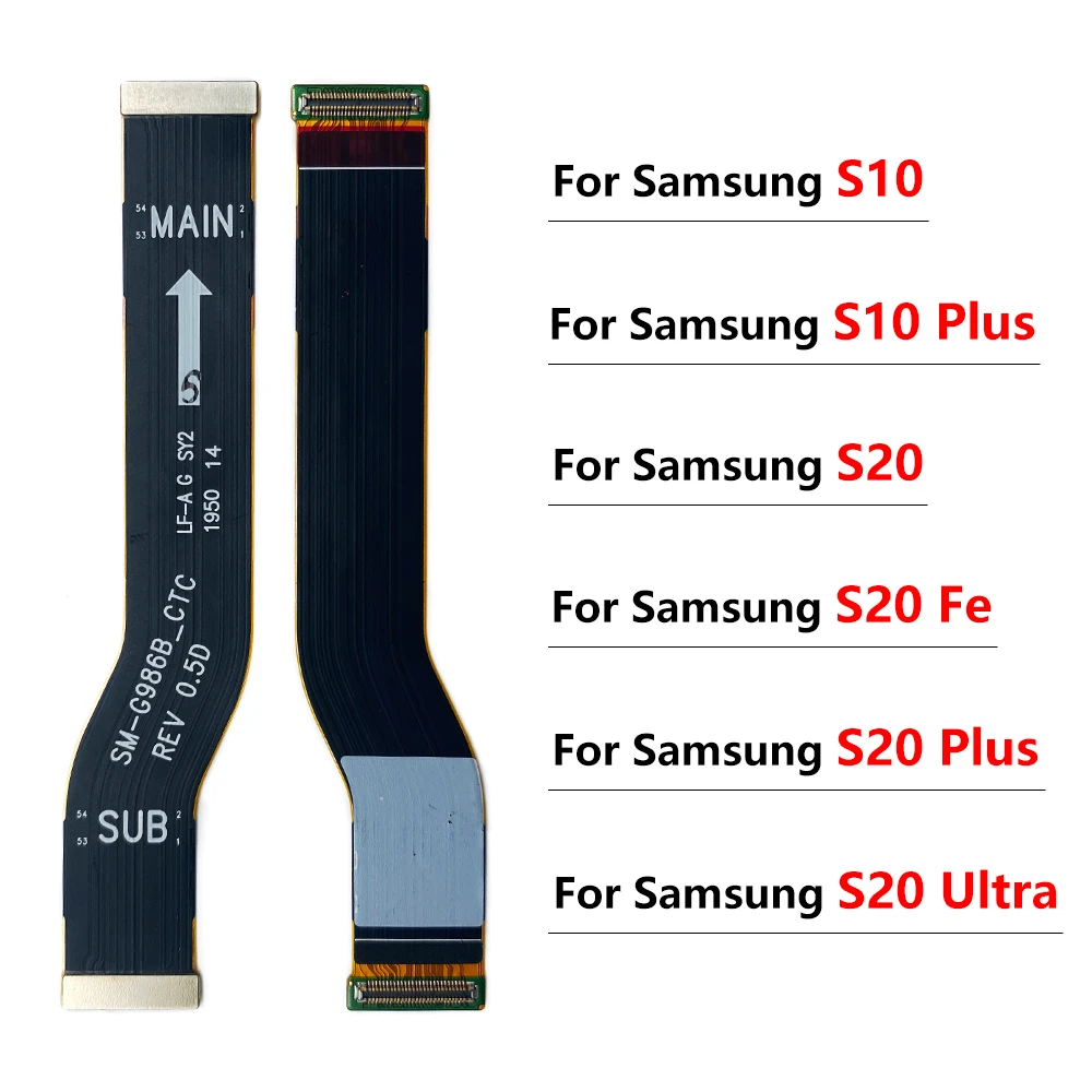 Wholesale Main Board FPC LCD Display Connect Mainboard Flex Cable for Samsung Note 10 Plus 5G Lite Note 20 S10 Plus S20 Fe