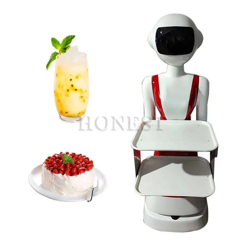 Factory Price Restaurant Waiter Robot / Service Robot Dish Delivery Restaurant Robot / Intelligent Human Robots for Sale
