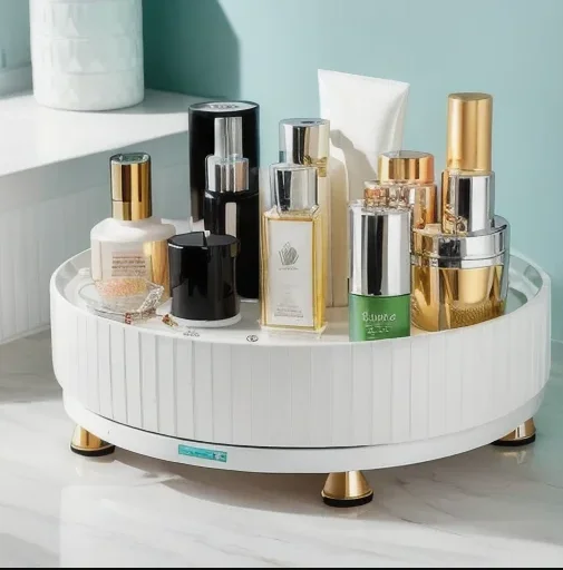 360 Degrees Rotating Lazy Susan Makeup Organizer Turntable Organizer