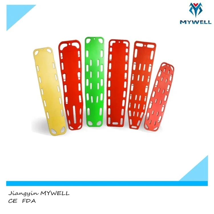M-J07 MYWELL CE Утвержденная медицинская экстренная пластиковая травма спинальная доска характеристики для первой