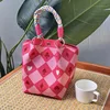 Hkb9105 red poker-ring buckle bag