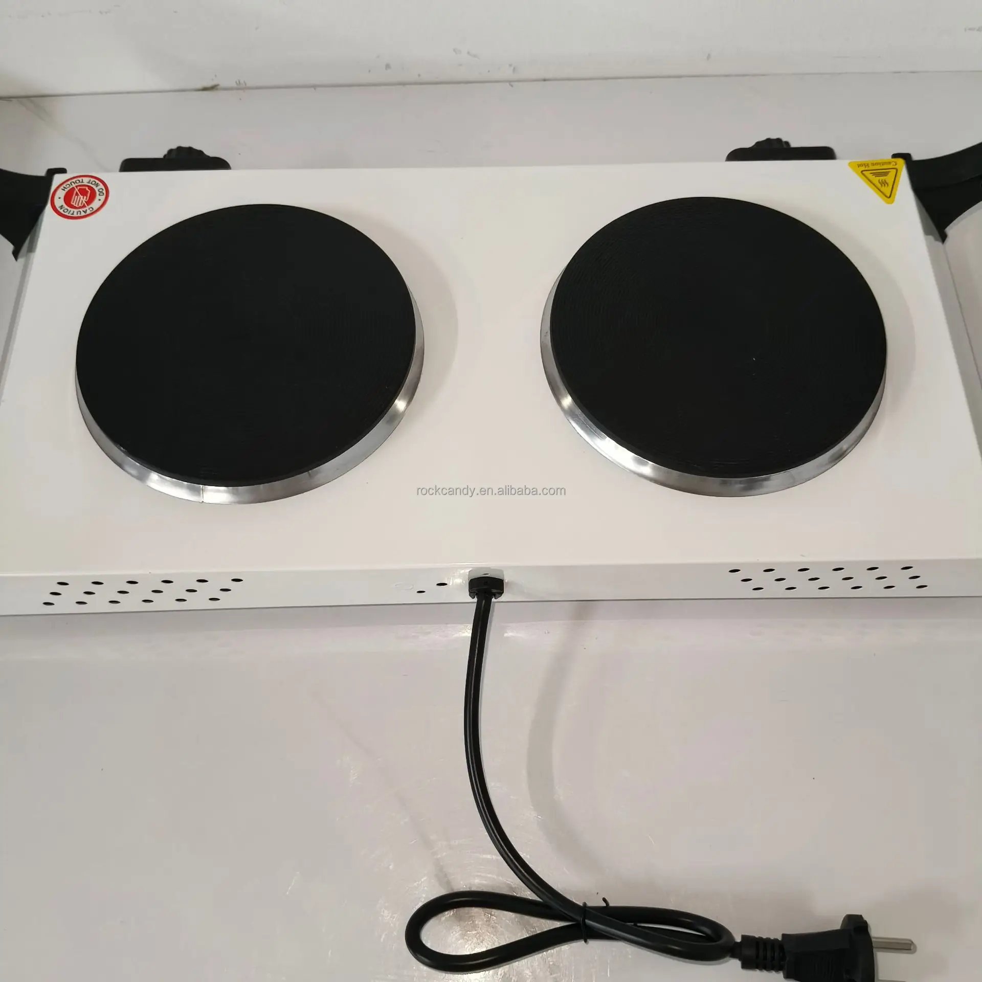 Hot Plate Simple Operation Pattern Cooking 2 Burner Kitchen Electric Cooking Stove Hot Two Plate