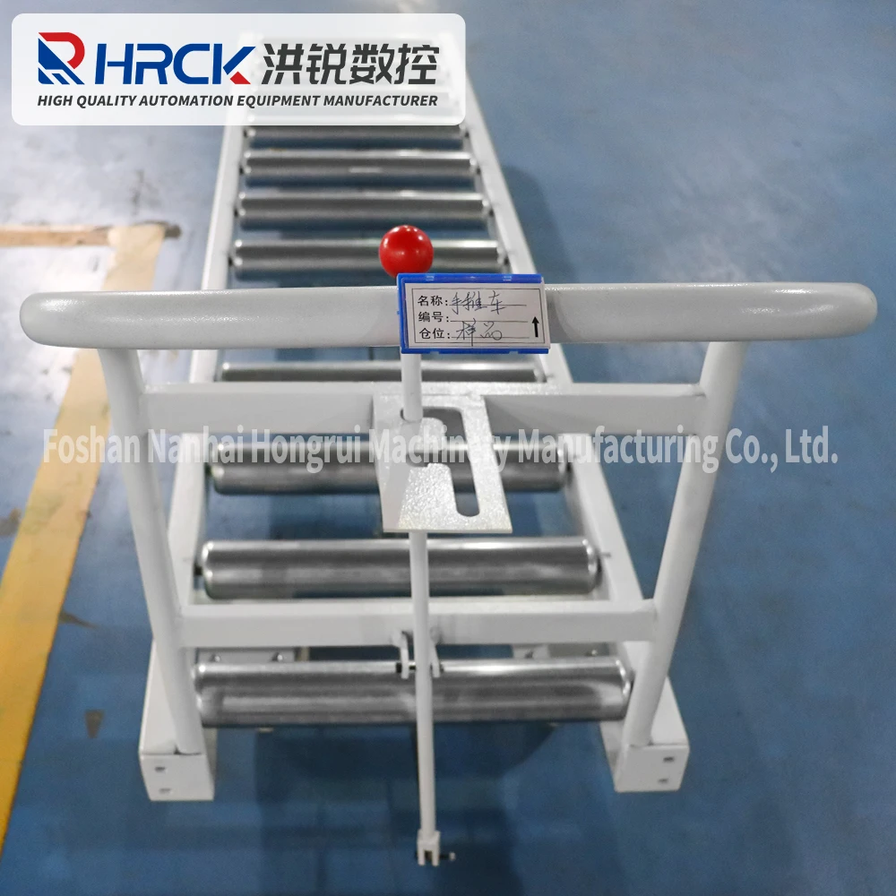 Hongrui Handheld transport cars roller platform trolleys Heavy Duty Loading Industrial Trolleys