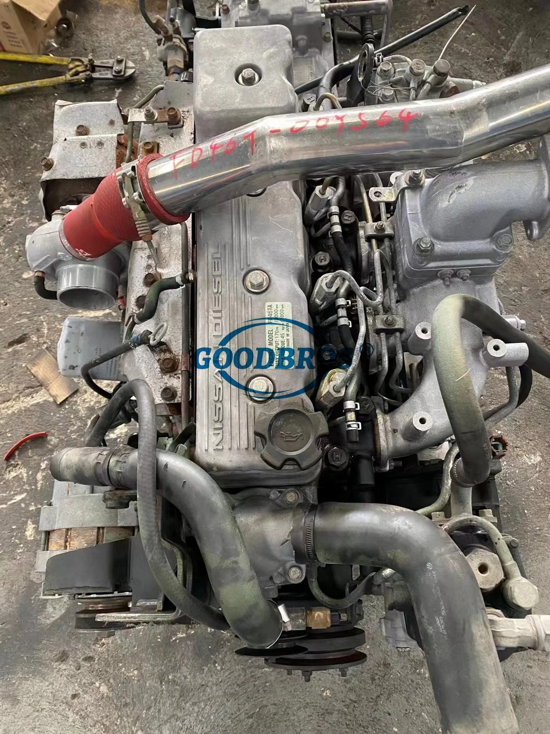 日産UD FD46-TディーゼルエンジンFD46T UD MK150オリジナル中古